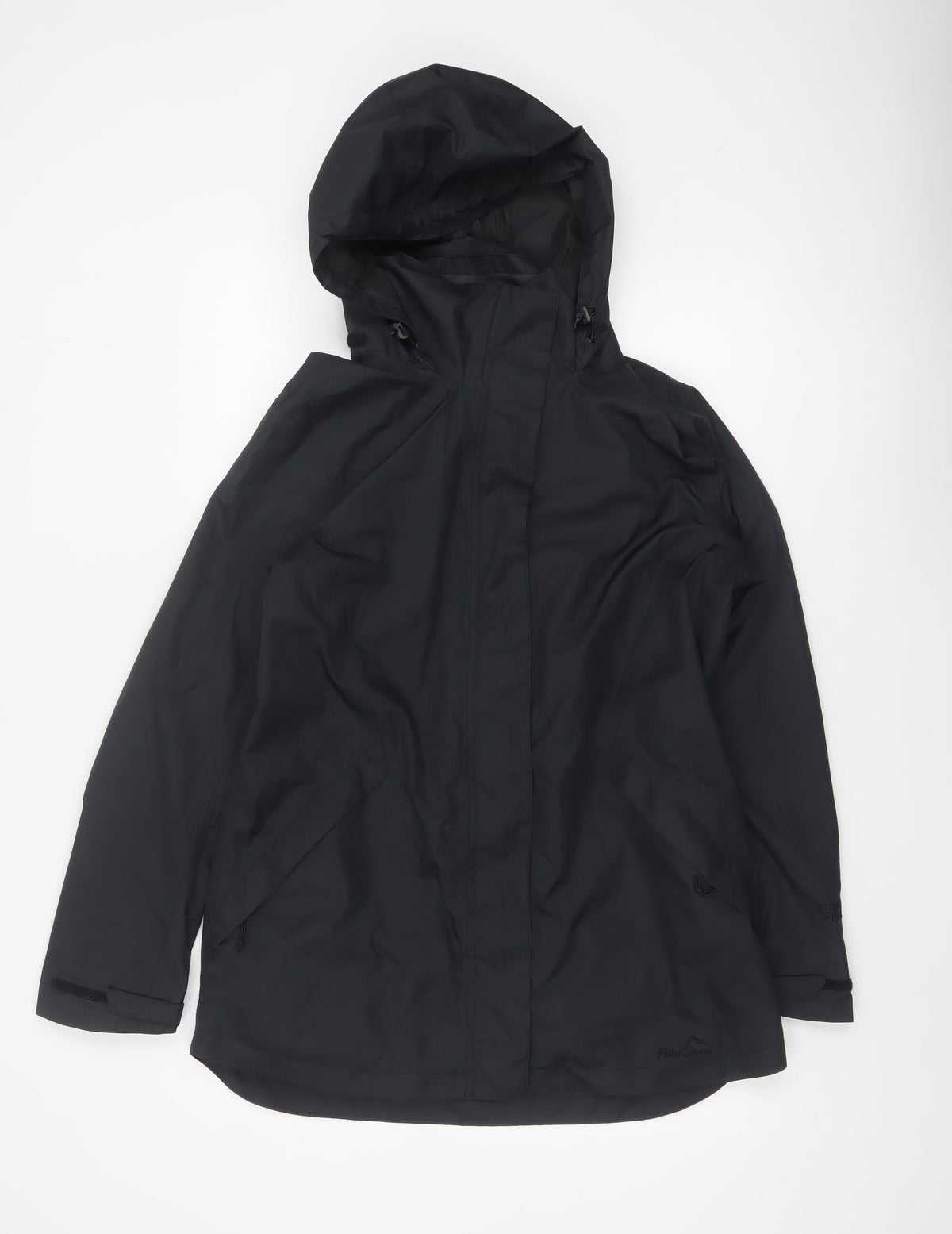 Peter Storm Women’s Black Size 14 Hooded Waterproof Parka Jacket