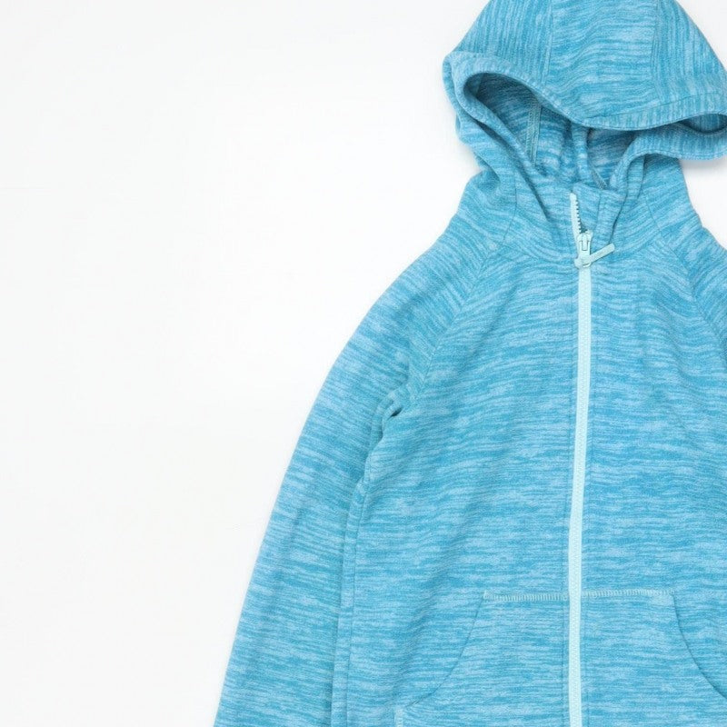 Mountain Warehouse Unisex Kids Blue 9-10 Years Full Zip Hoodie