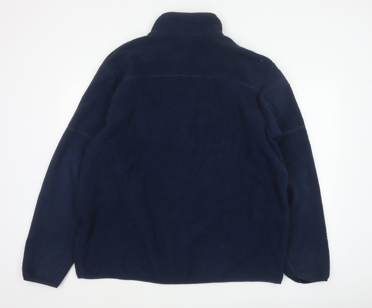 Columbia Men’s Blue XL Sherpa Fleece Full Zip Outdoor Jacket