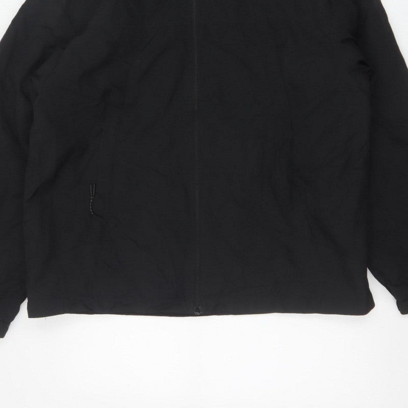 H&M Men’s Black M Hooded Padded Full Zip Puffer Jacket Winter