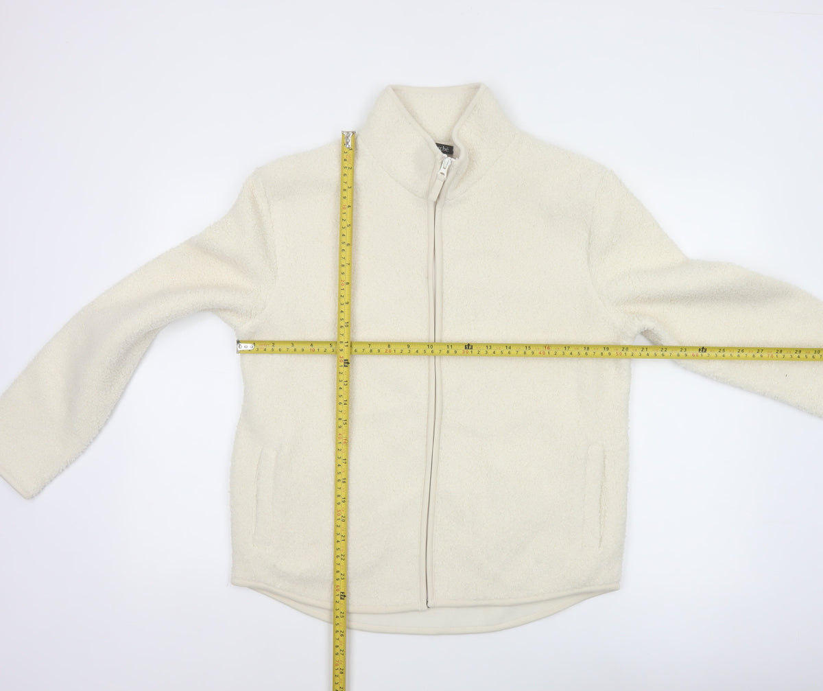 Bonmarché Women’s Ivory Size 14 Fleece Full Zip Jacket
