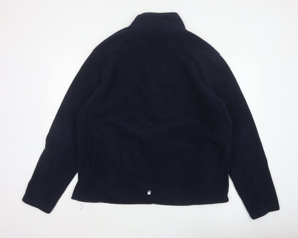 Regatta Men’s Blue XL Full Zip Fleece Basic Jacket Outdoor
