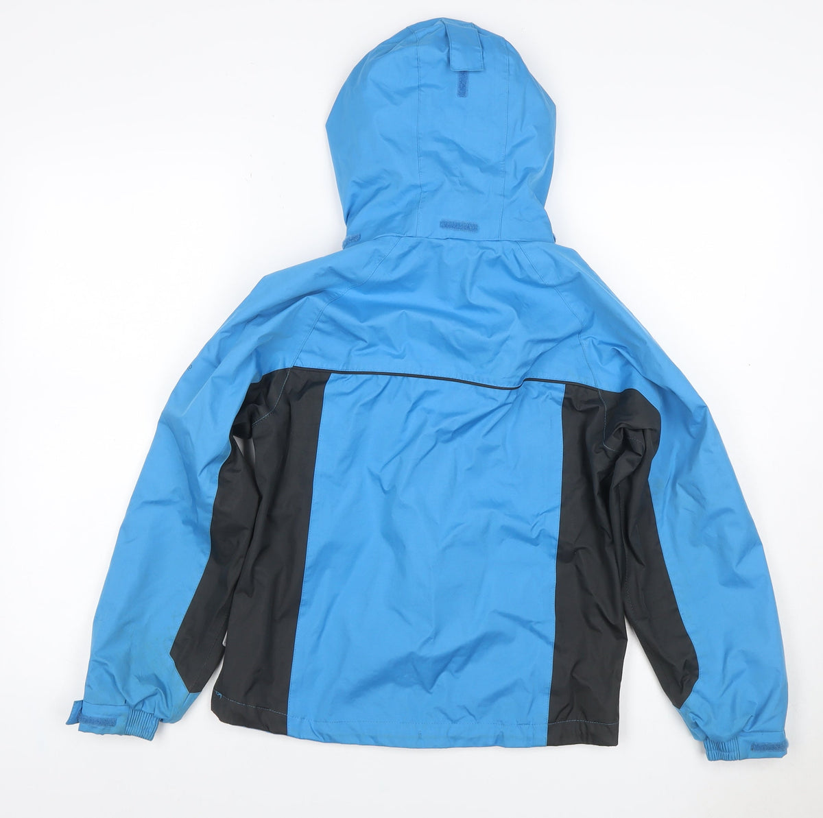 Trespass Boys Blue Black 7-8 Years Ski Jacket Hooded Waterproof TP50