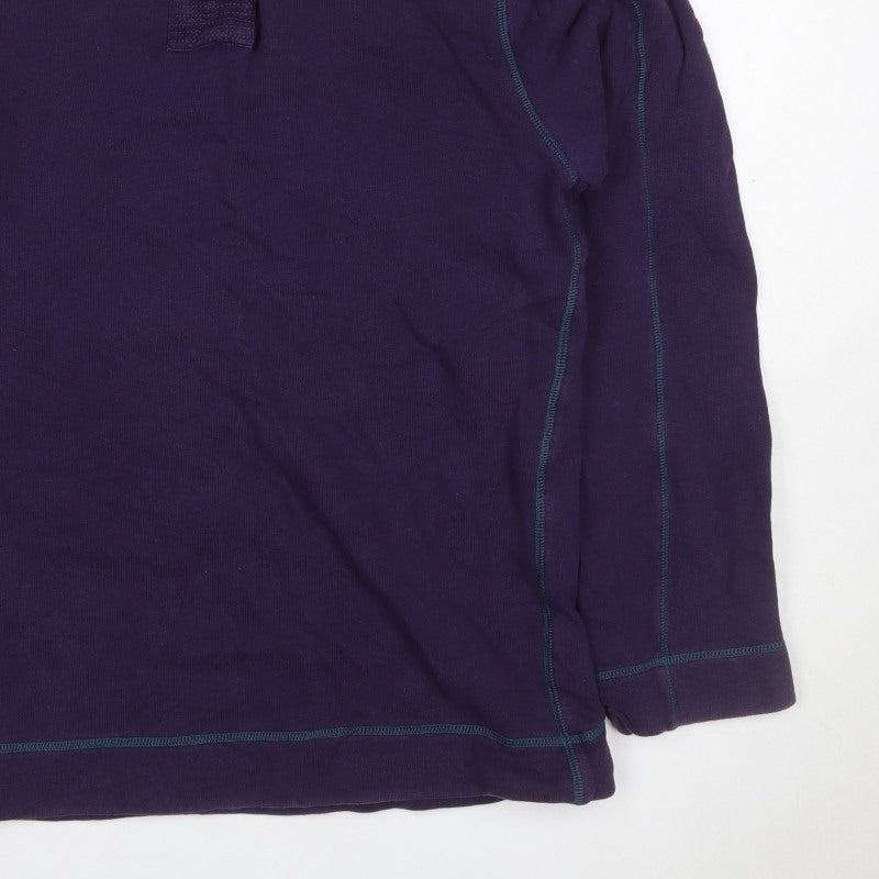 Aeropostale Men’s Purple S 1/4 Zip High Neck Pullover Sweatshirt