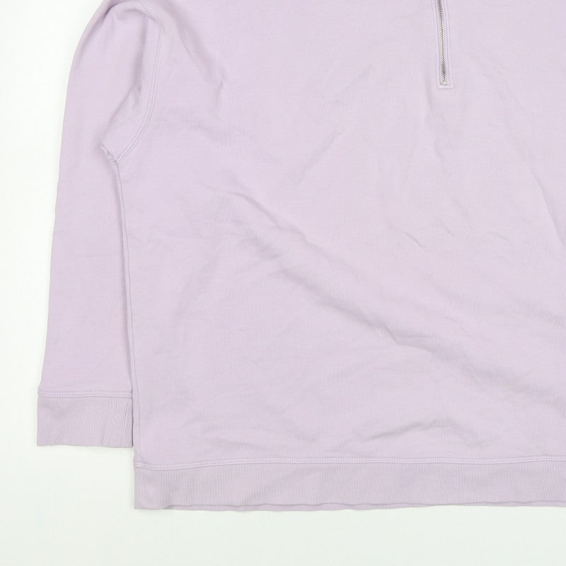Marks & Spencer Women Pink Size 22 1/4 Zip High Neck Pullover Sweatshirt