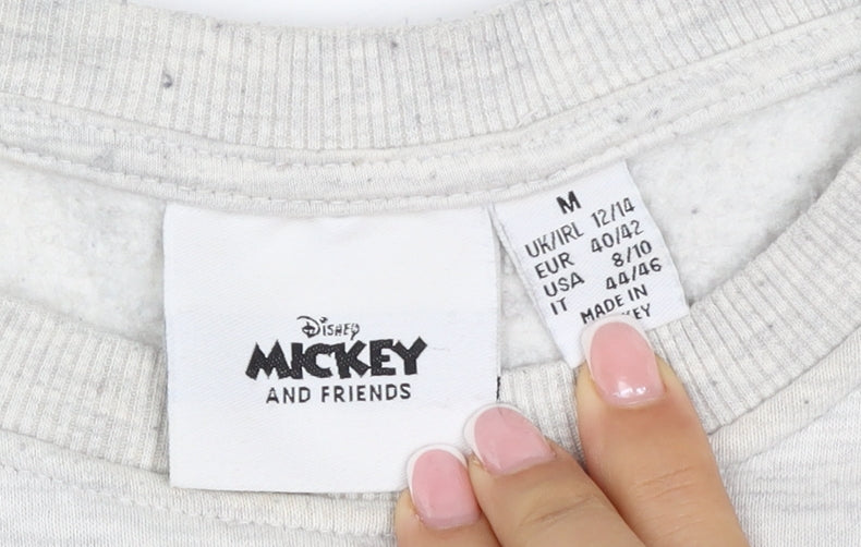 Disney Mickey & Friends Women’s Grey M Donald Duck Graphic Sweatshirt