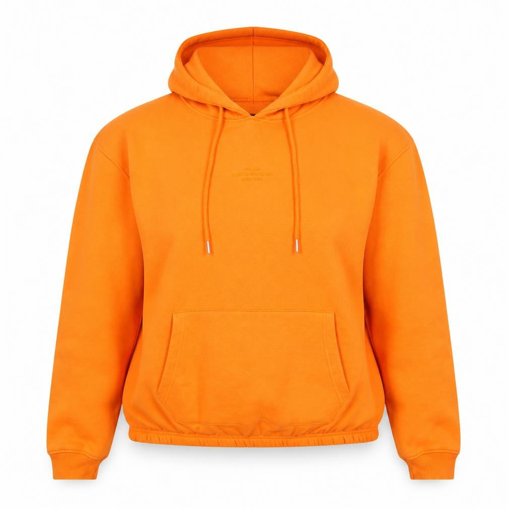 PrettyLittleThing Women Orange M Pullover Hoodie Logo Pocket