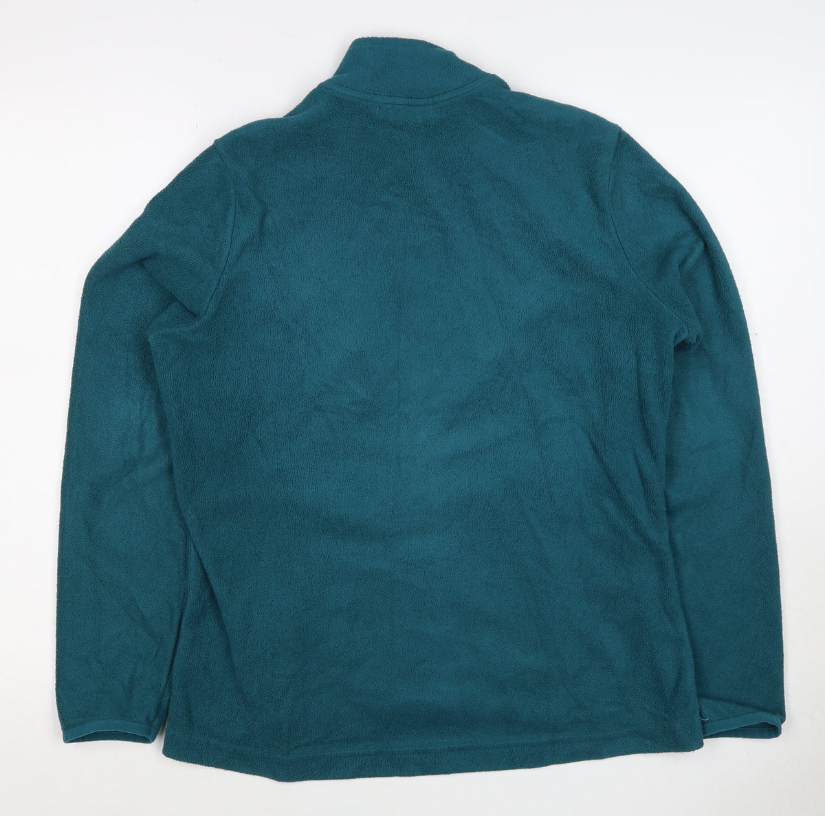 M&S Women’s Blue UK 14 Full Zip Fleece Jacket Collared