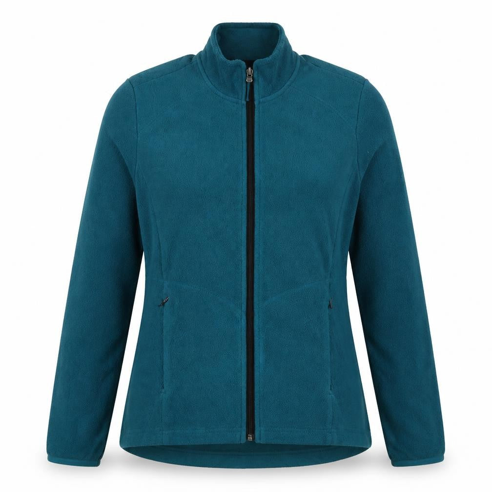 M&S Women’s Blue UK 14 Full Zip Fleece Jacket Collared