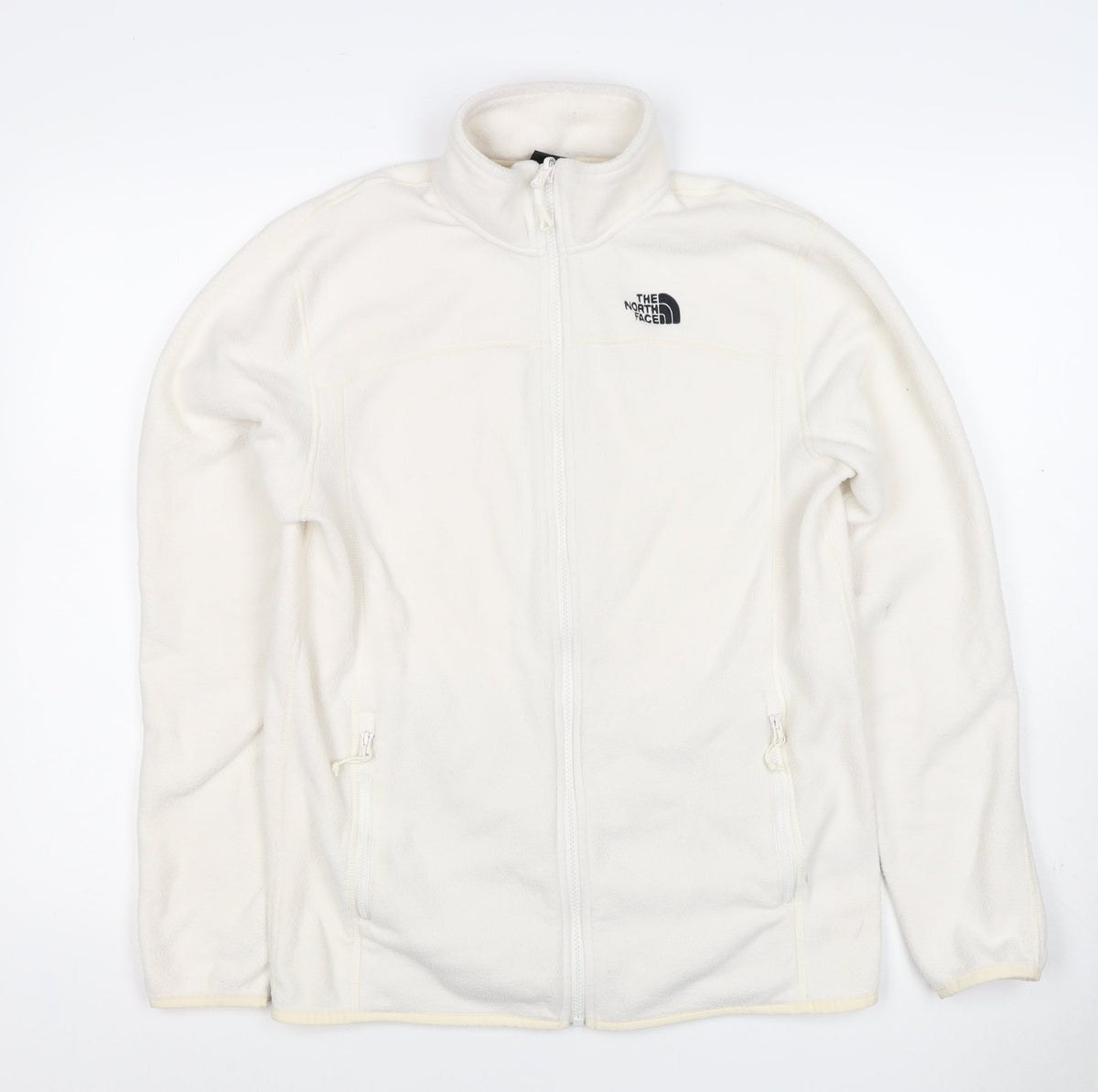 The North Face Men’s White M Full Zip Fleece Jacket Outdoor