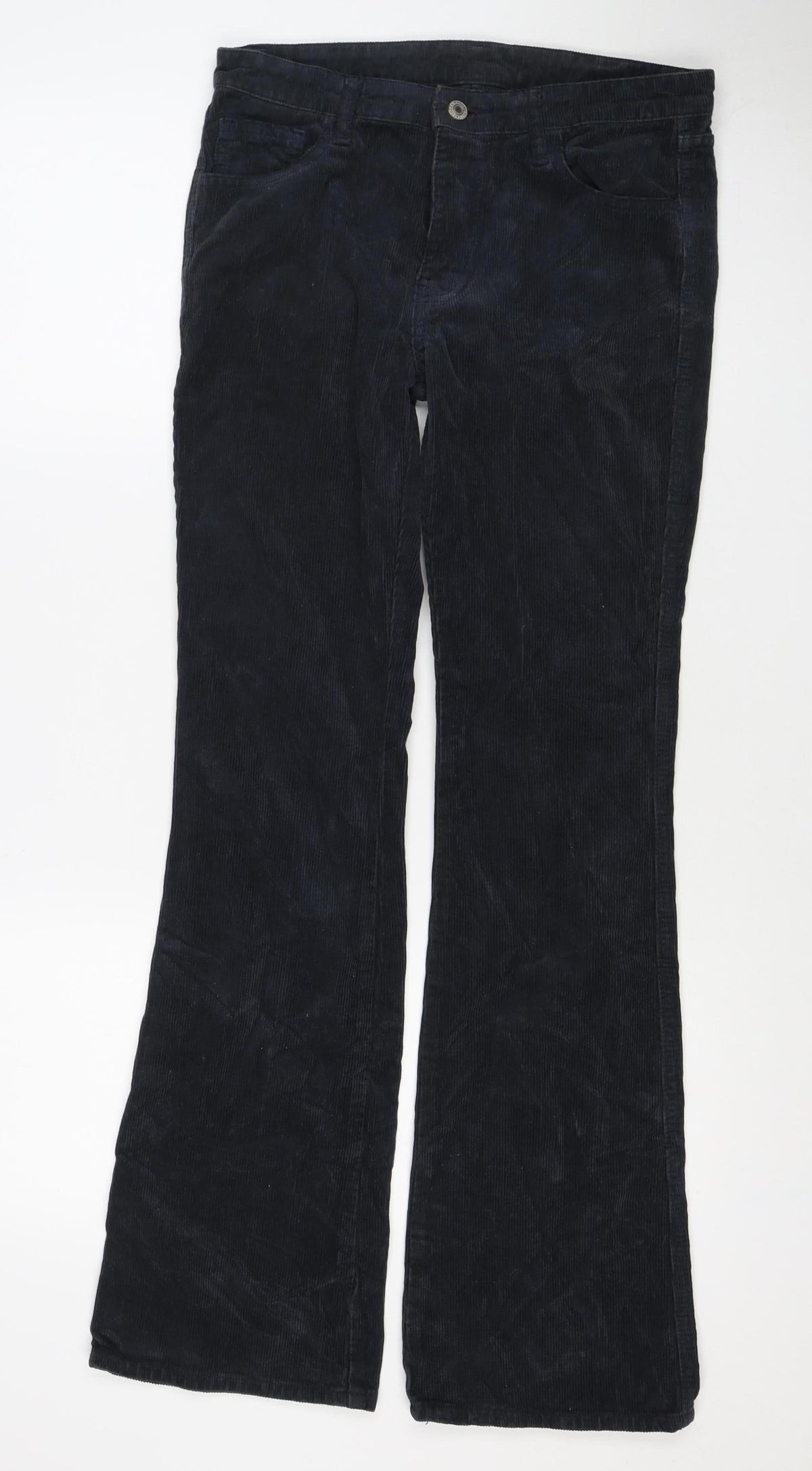 J.Galt Teens Black Size S Corduroy Bootcut Trousers