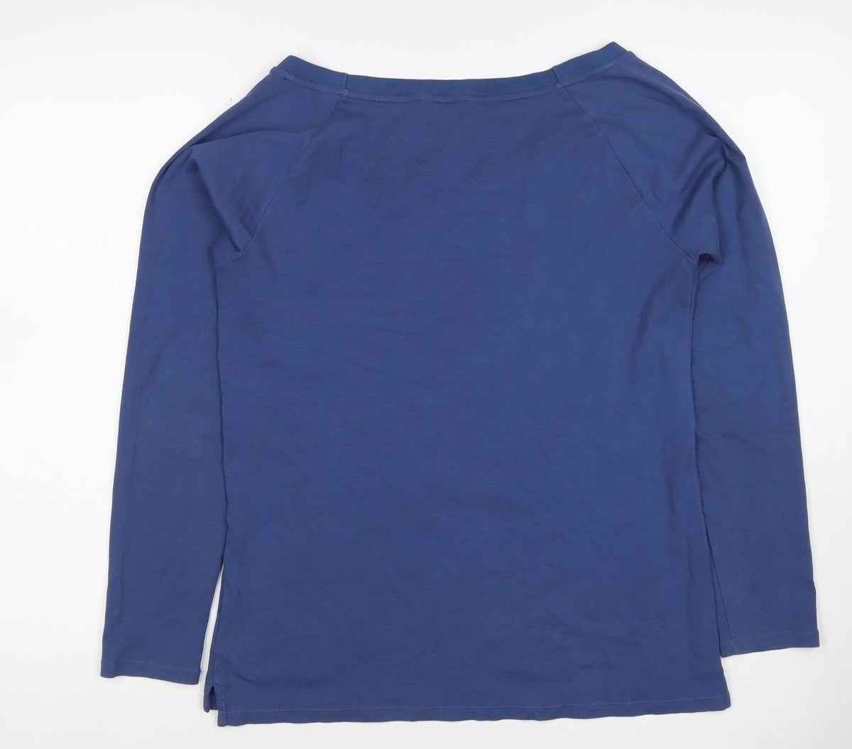 Lauren Ralph Lauren Women Blue XL Basic Crew Neck Long Sleeve T-Shirt