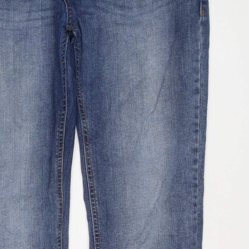 Denim Co. Men’s Blue W34 L34 Slim Straight Stretch Jeans