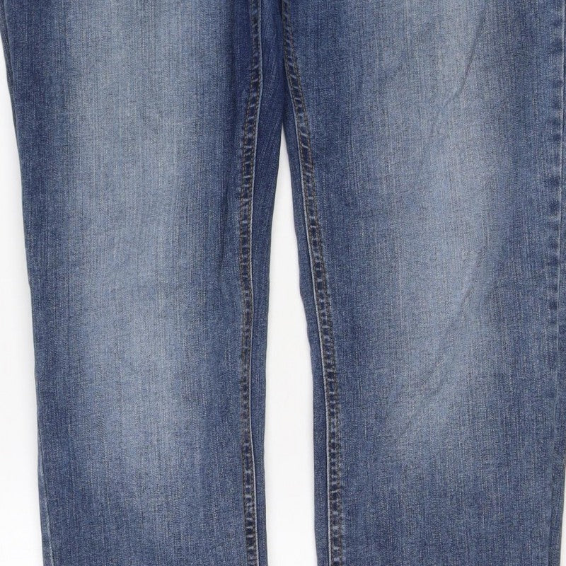 Denim Co. Men’s Blue W34 L34 Slim Straight Stretch Jeans