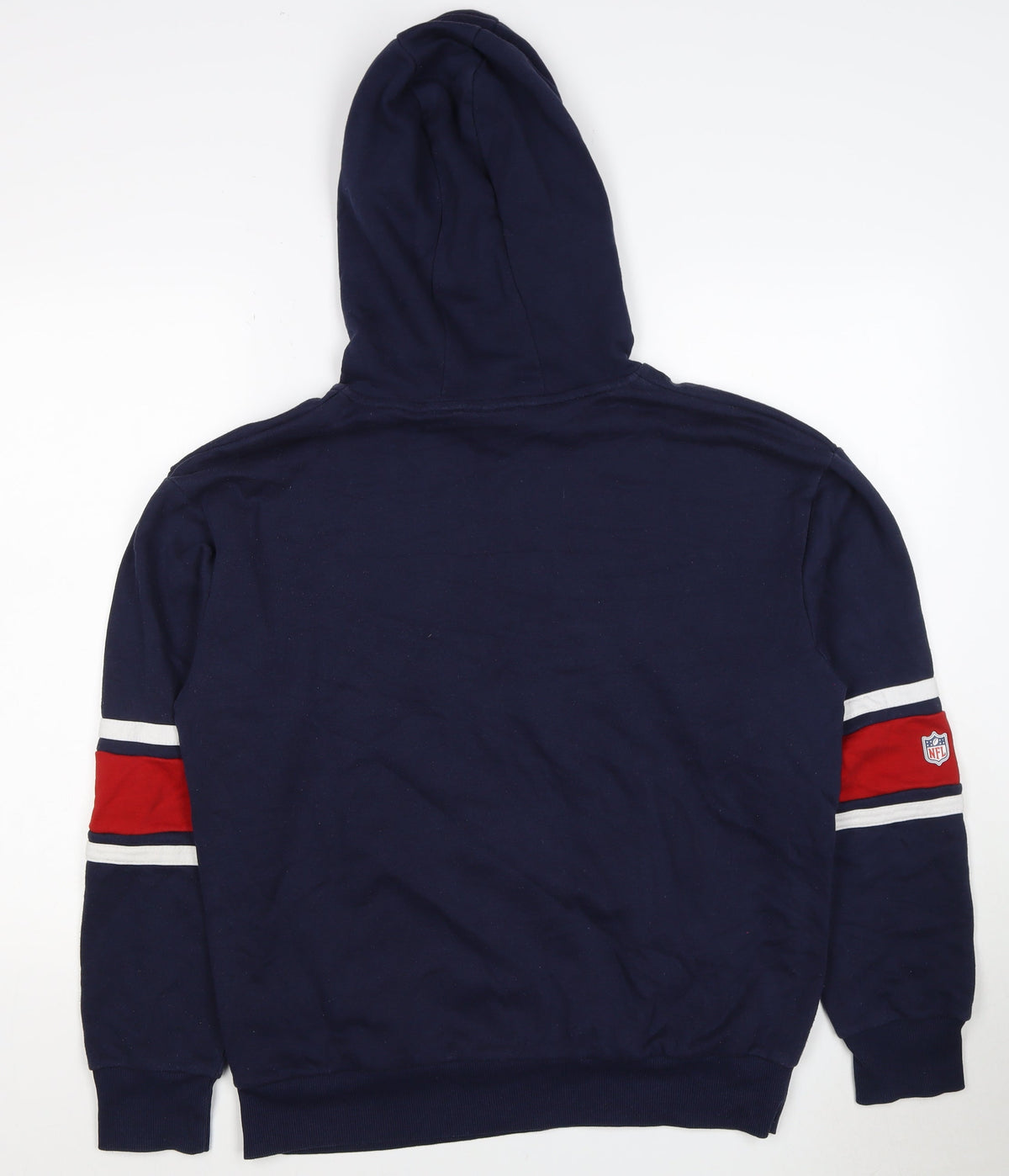 NFL Patriots Men’s Blue S Pullover Hoodie Graphic American Football