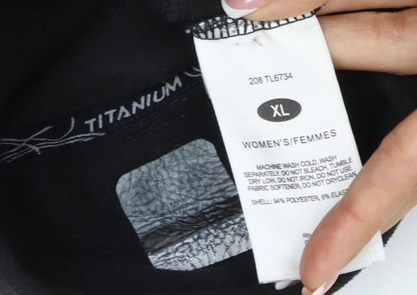 Columbia Titanium Unisex Adults Black XL 1/4 Zip Fleece Sweatshirt