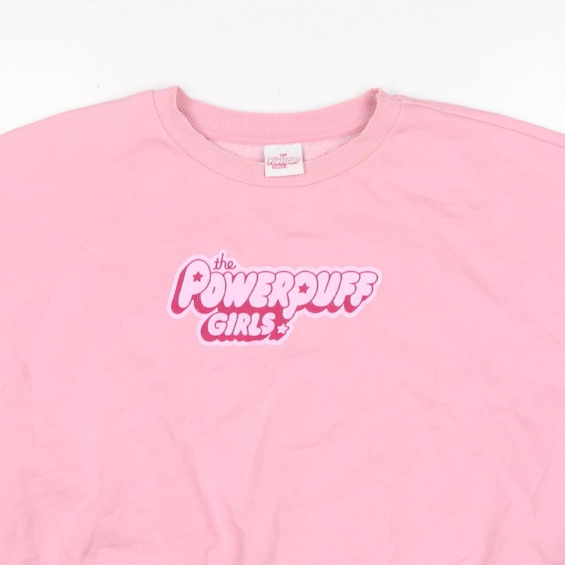 George Women’s Pink UK 22 Powerpuff Girls Graphic Pullover Sweatshirt
