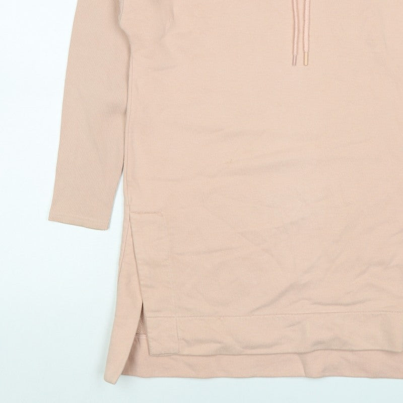 Gymshark Women’s Pink S Cowl Neck Drawstring Tunic Sweatshirt