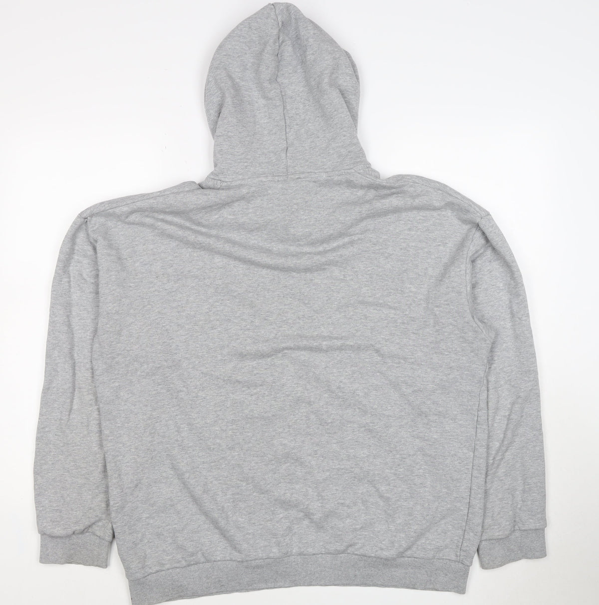 adidas Terrex Men’s Grey L Pullover Hooded Hiking Hoodie Logo
