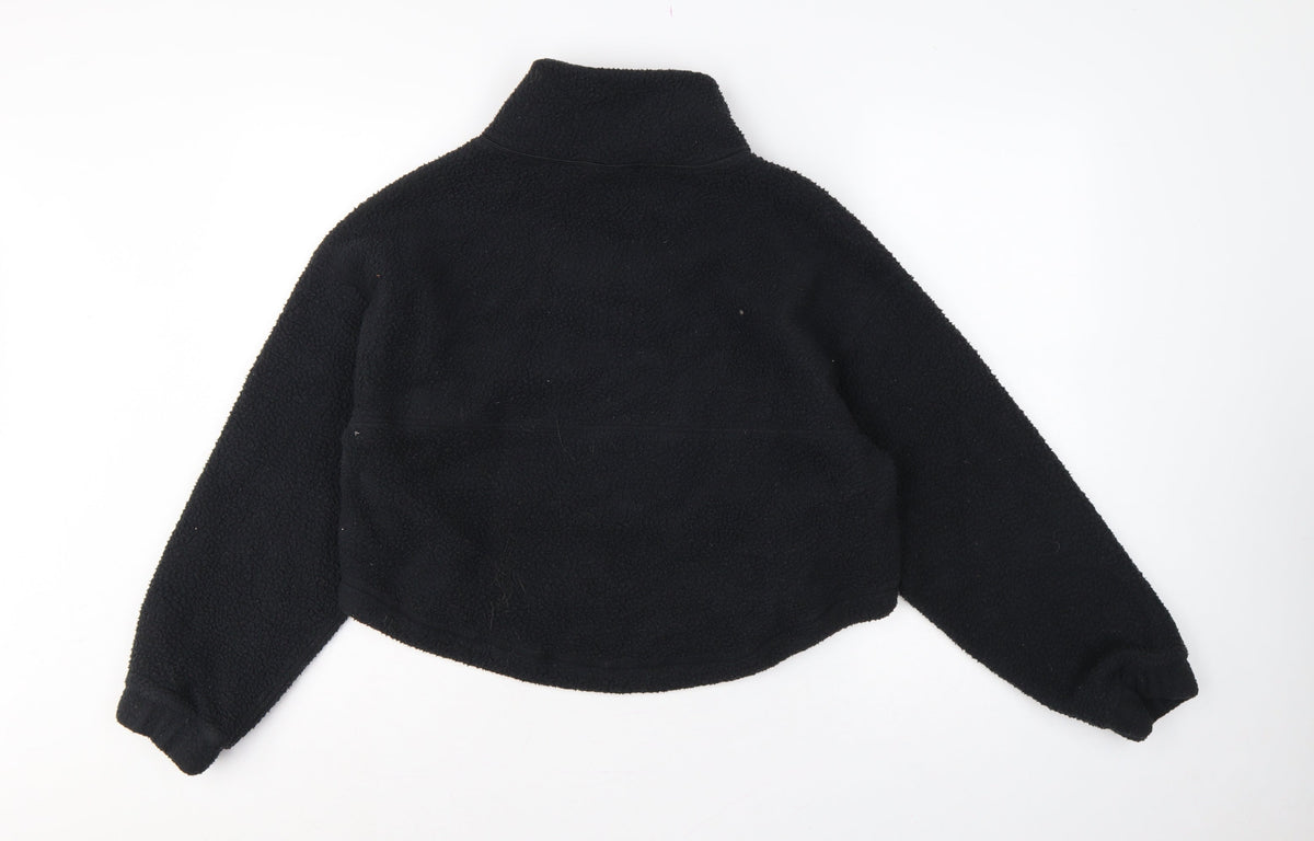 Gymshark Women’s Black XS Oversized Teddy Fleece Full Zip Jacket