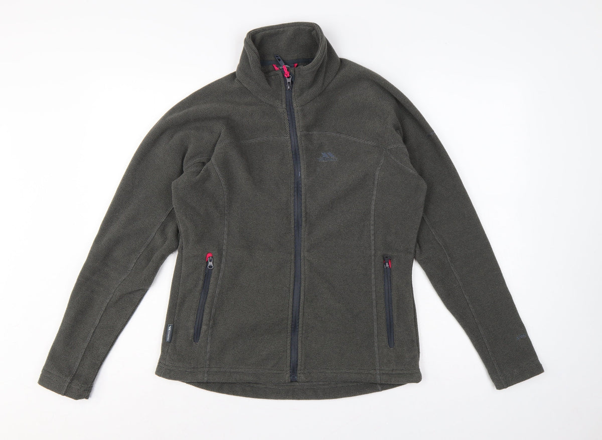 Trespass Women’s Green L Fleece Full Zip Outdoor Jacket