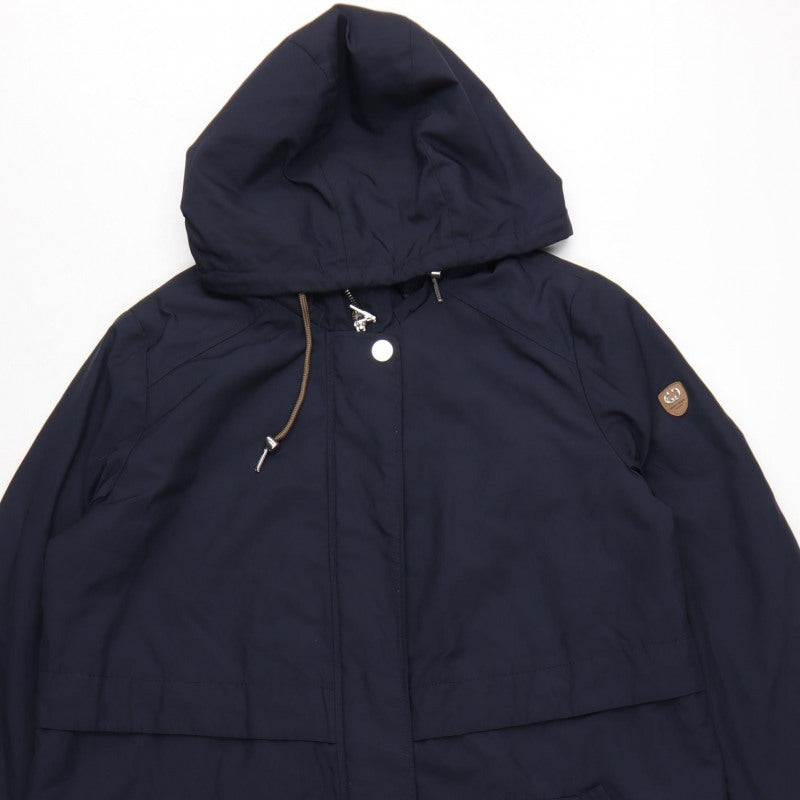 Gerry Weber Women’s Blue UK 14 Water Resistant Hooded Parka Coat