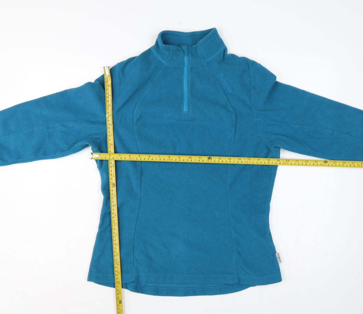 Quechua Women’s Blue UK 12 1/4 Zip Fleece Pullover Sweatshirt