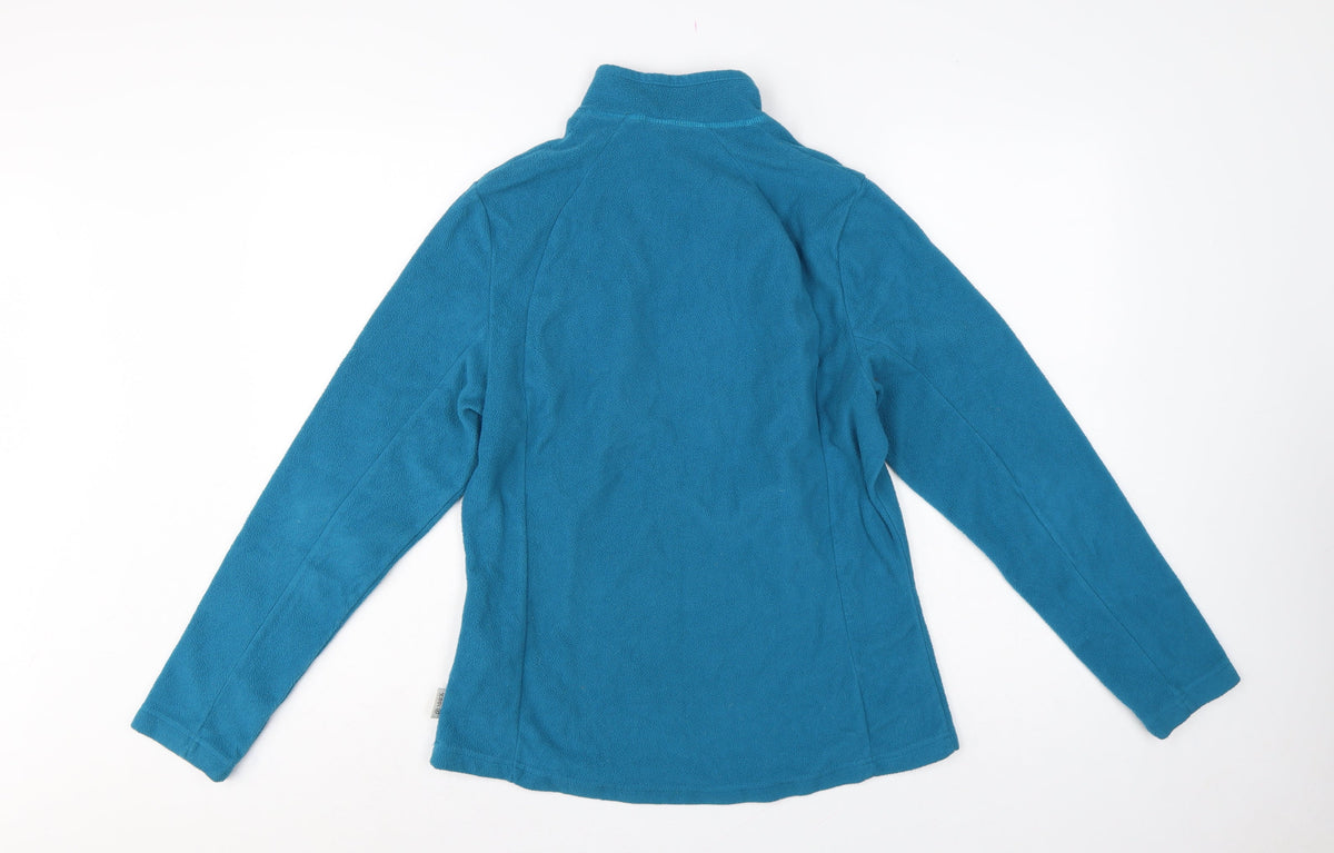 Quechua Women’s Blue UK 12 1/4 Zip Fleece Pullover Sweatshirt