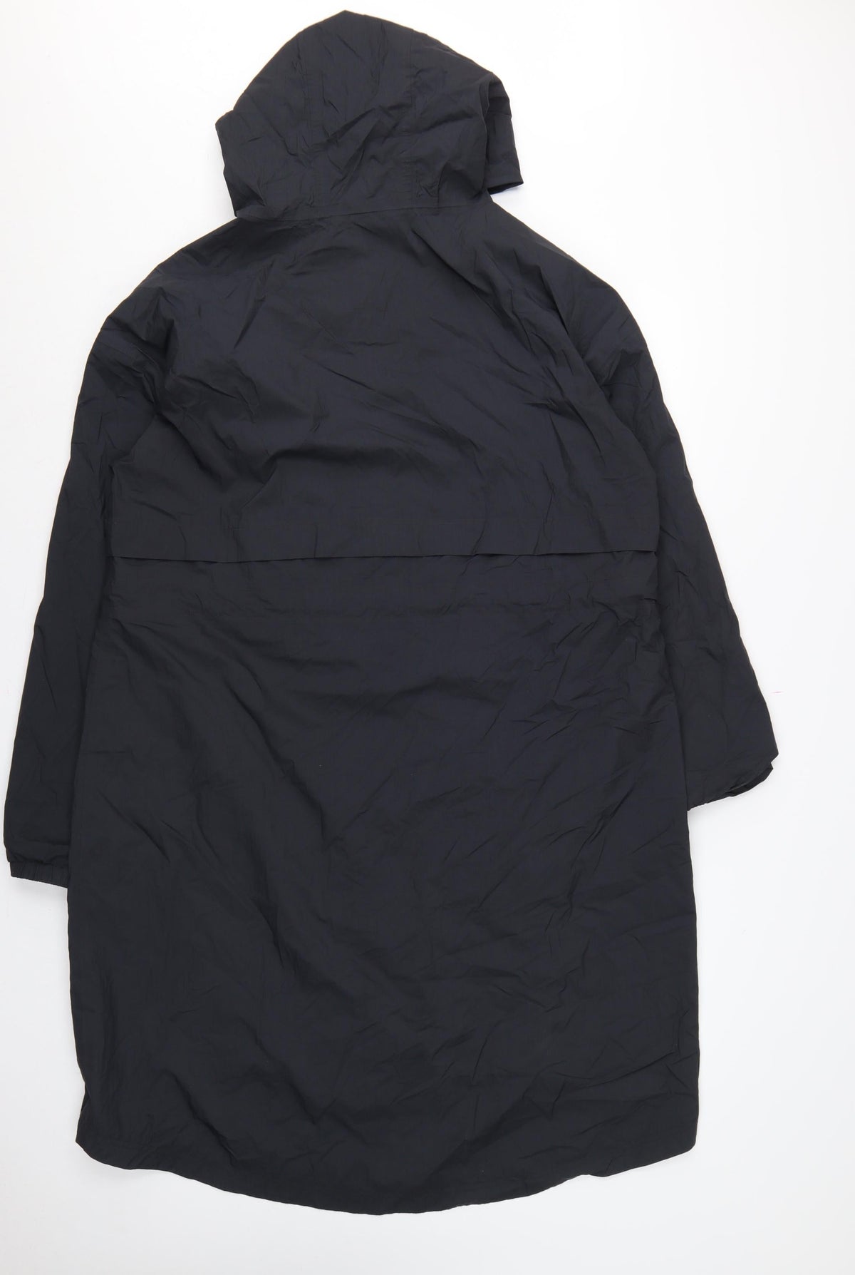 Seasalt Cornwall Women Black UK 16 Dry Point Hooded Long Rain Coat