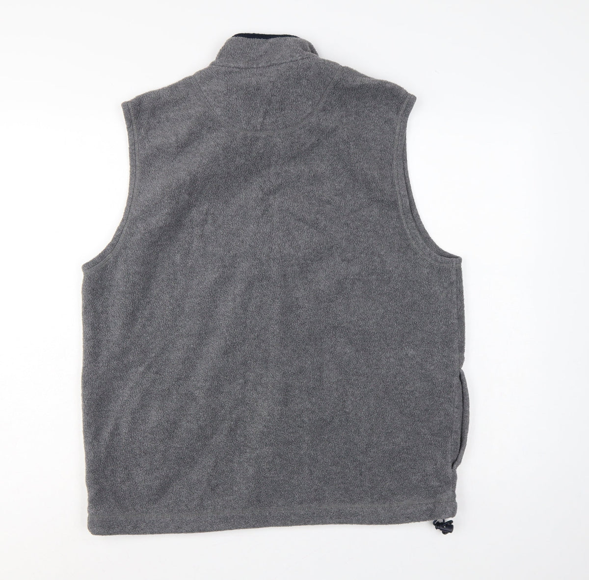 Marks & Spencer Men Grey L Fleece Waistcoat Full Zip Bodywarmer