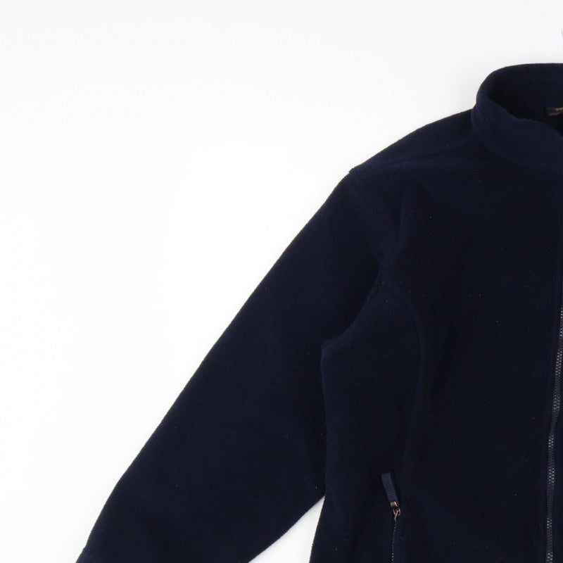 M&S St Michael Women’s Navy Blue UK 18 Fleece Full Zip Jacket