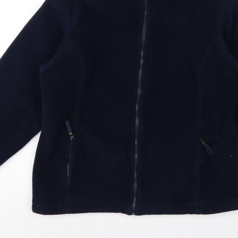 M&S St Michael Women’s Navy Blue UK 18 Fleece Full Zip Jacket