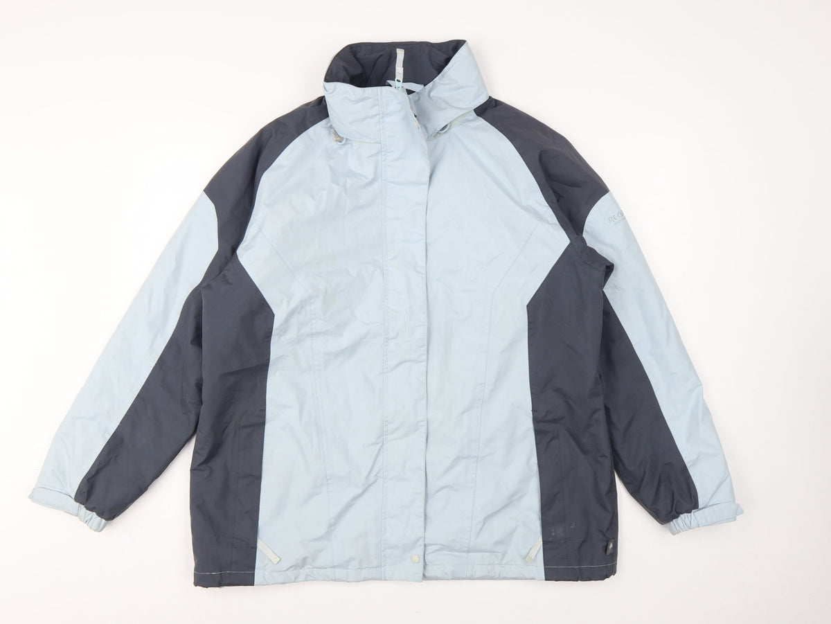 Regatta Women’s Blue Grey UK 18 Waterproof Ski Jacket Hooded