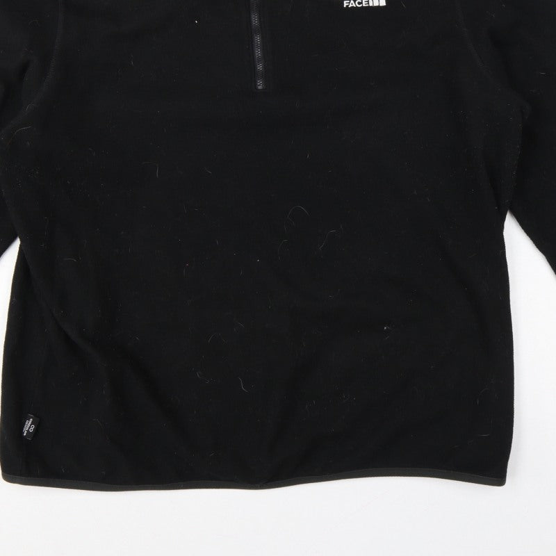 The North Face Men’s Black XL 1/4 Zip Fleece Sweatshirt Logo