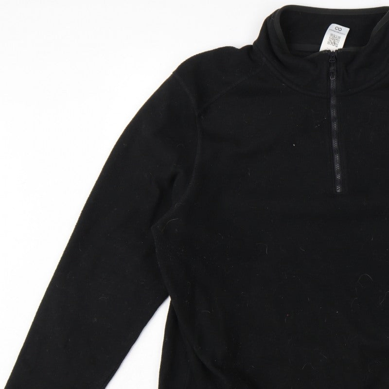 The North Face Men’s Black XL 1/4 Zip Fleece Sweatshirt Logo