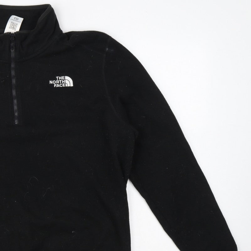The North Face Men’s Black XL 1/4 Zip Fleece Sweatshirt Logo