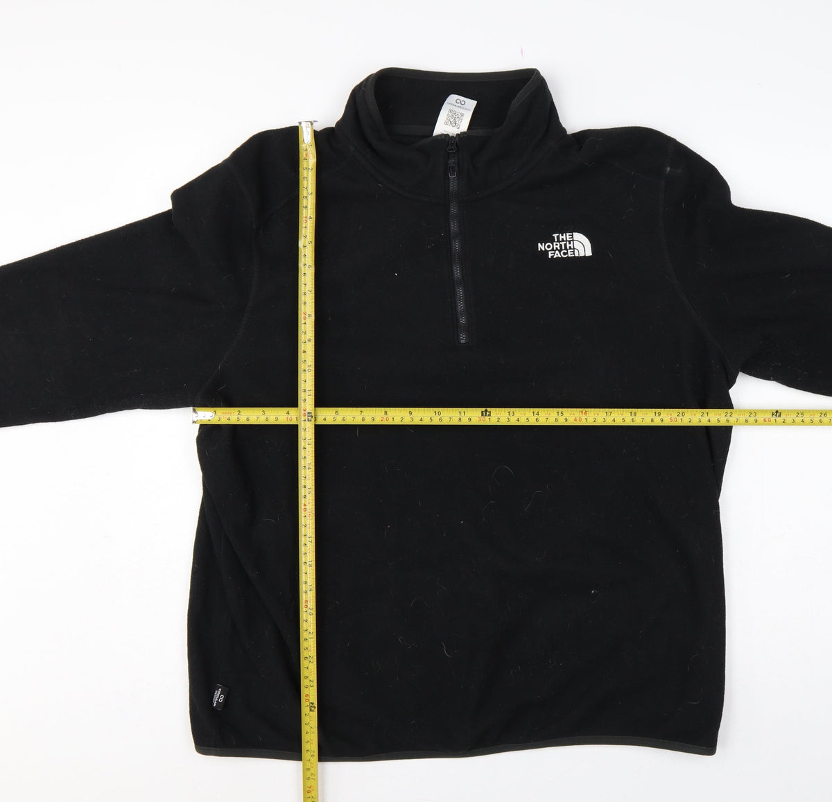 The North Face Men’s Black XL 1/4 Zip Fleece Sweatshirt Logo