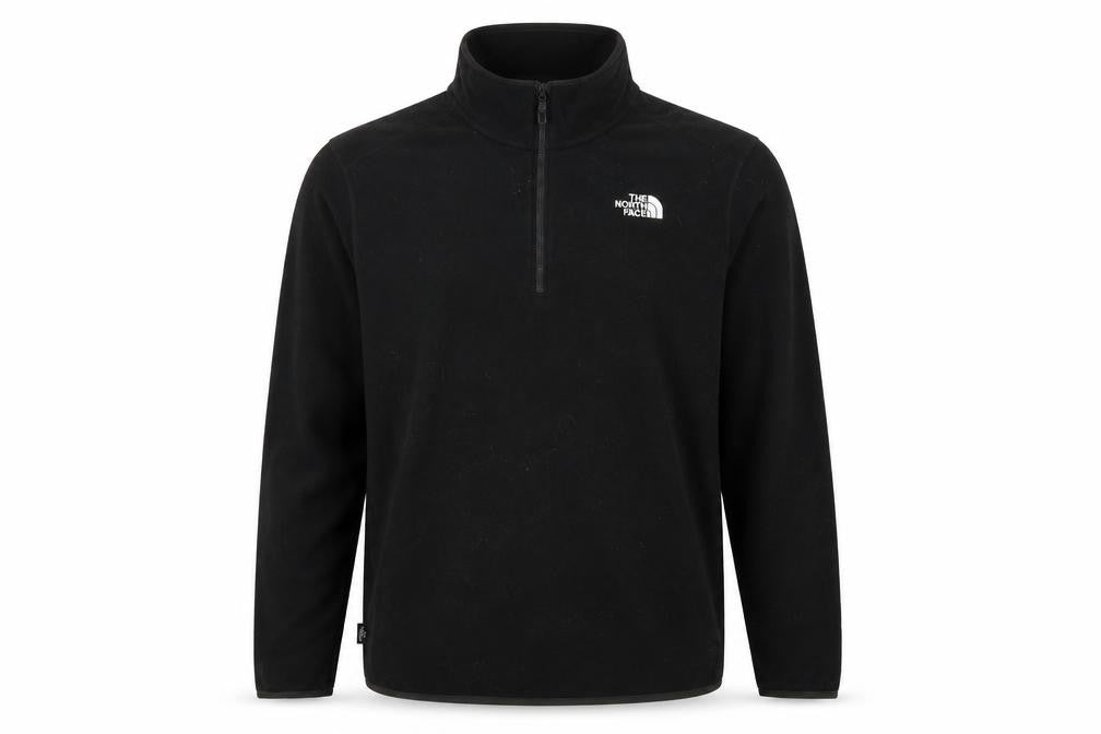 The North Face Men’s Black XL 1/4 Zip Fleece Sweatshirt Logo
