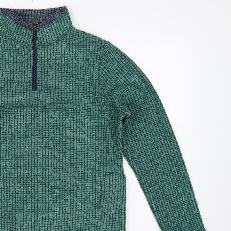 Weird Fish Women’s Green Size 10 Quarter Zip Fleece Sweatshirt