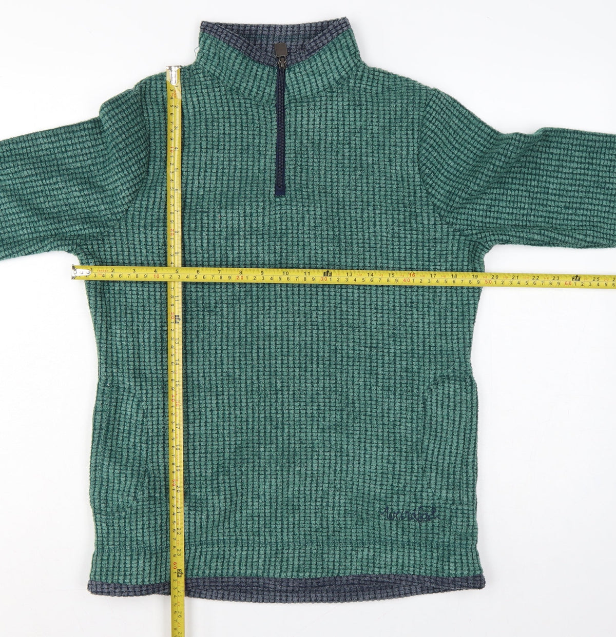 Weird Fish Women’s Green Size 10 Quarter Zip Fleece Sweatshirt