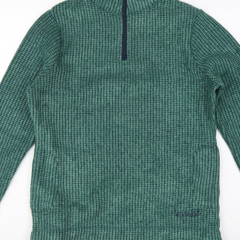 Weird Fish Women’s Green Size 10 Quarter Zip Fleece Sweatshirt