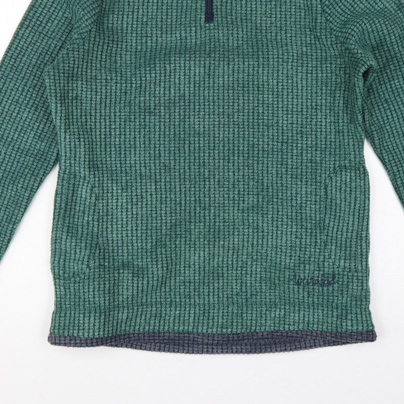 Weird Fish Women’s Green Size 10 Quarter Zip Fleece Sweatshirt