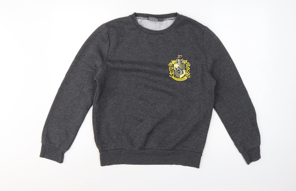 Primark Women’s Grey XS Harry Potter Hufflepuff Crew Neck Sweatshirt
