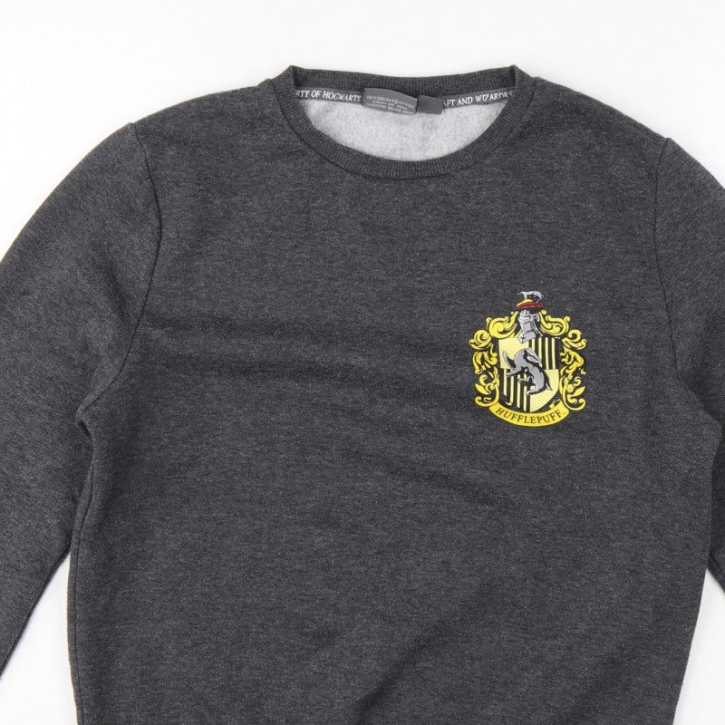 Primark Women’s Grey XS Harry Potter Hufflepuff Crew Neck Sweatshirt