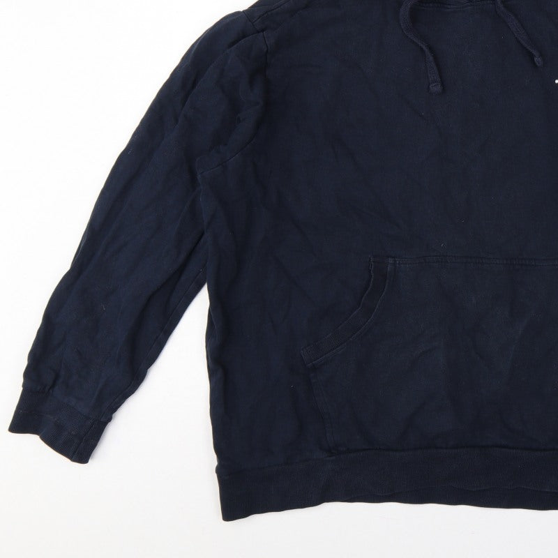 Additional view of BadRhino Men’s Blue XL Pullover Hoodie Hooded Fleece Pockets