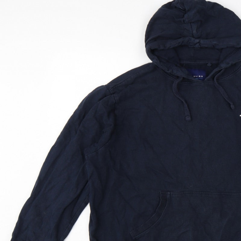 Additional view of BadRhino Men’s Blue XL Pullover Hoodie Hooded Fleece Pockets