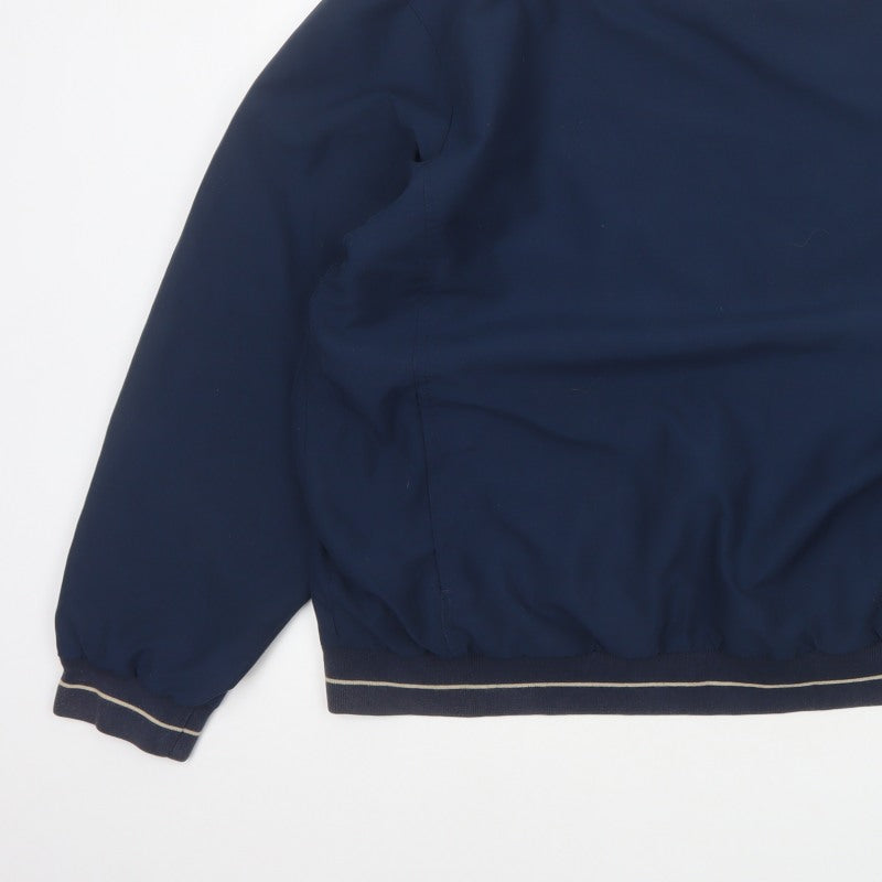 Crane Sports Men’s Blue XL V-Neck Lined Pullover Sweatshirt