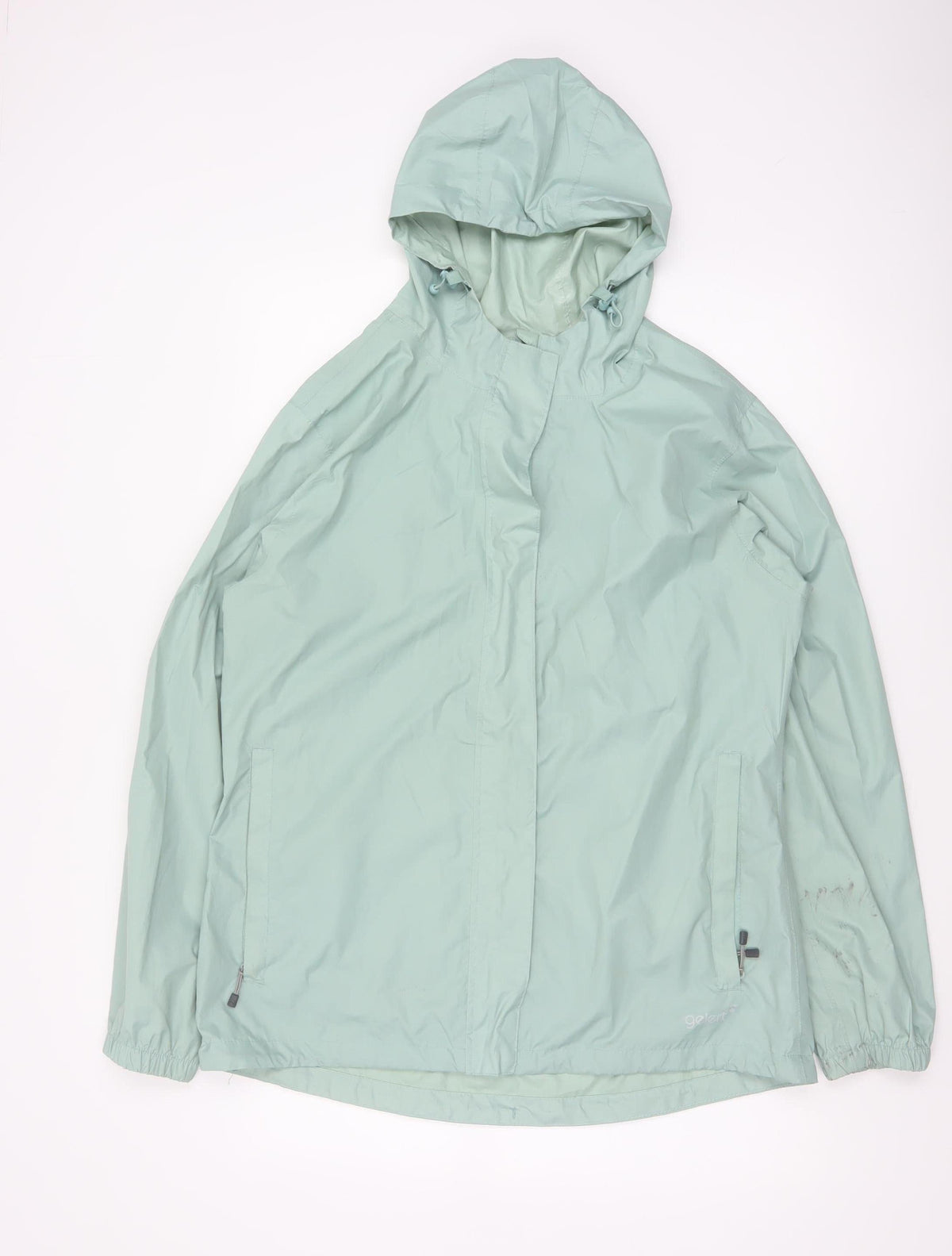 Gelert Women Green UK 14 Hooded Waterproof Stormlite Rain Jacket