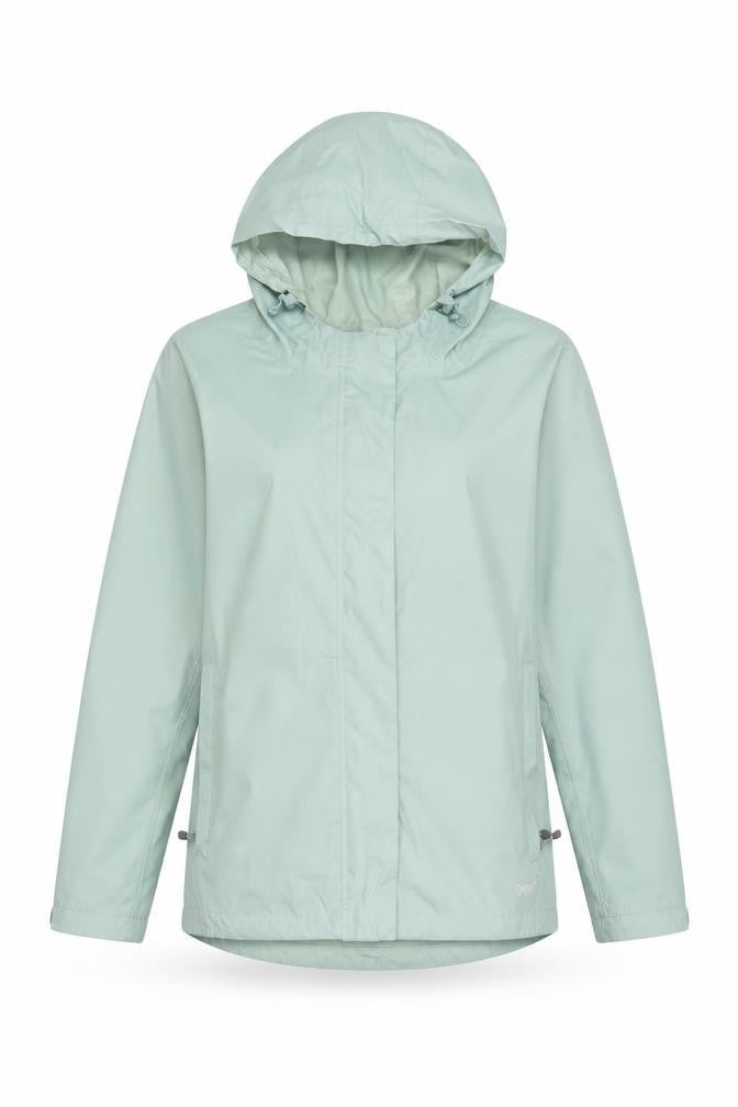 Gelert Women Green UK 14 Hooded Waterproof Stormlite Rain Jacket