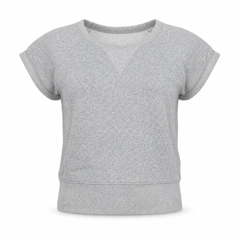 Gap Women Grey XS Basic Short Sleeve Cotton Jersey T-Shirt